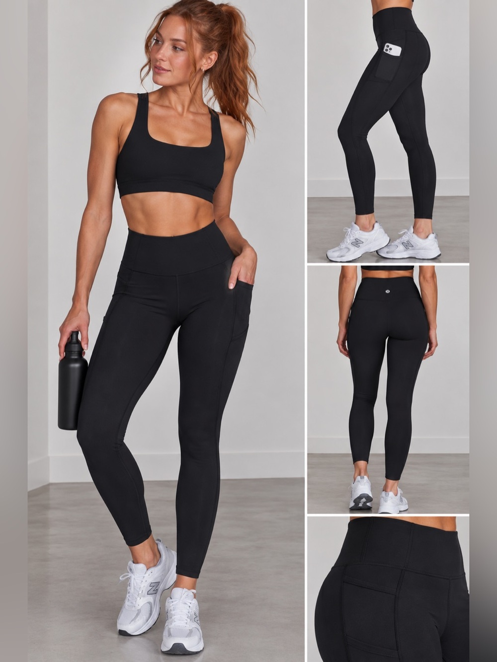 lululemon athletica Black High-Rise Pocket Leggings